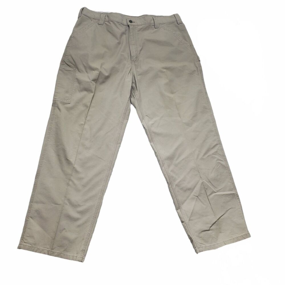 Carhartt Pants B151 Tan Mens 42x31 Beige Exclusive Hammer Loop